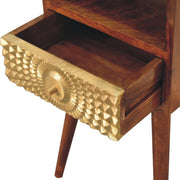 Eden - Mini Nightstand - Chestnut - R&R Furniture Gallery (Fountain Valley, CA)