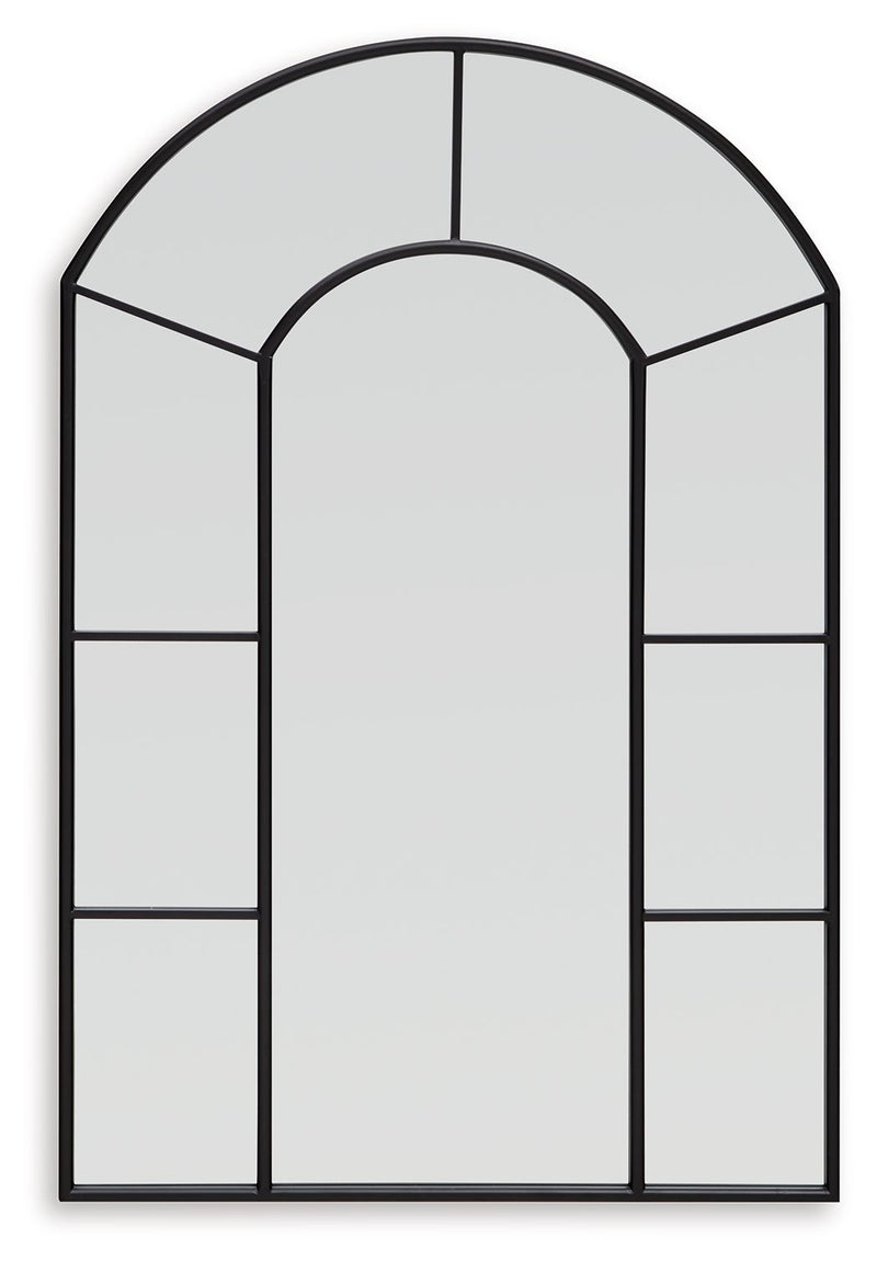 Evengton - Accent Mirror - Black - R&R Furniture Gallery (Fountain Valley, CA)