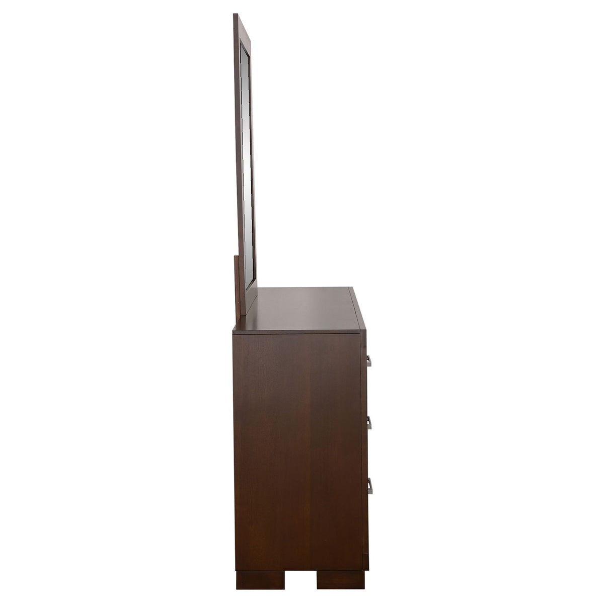 Polk - 6 Drawer Dresser With Mirror - Cappuccino