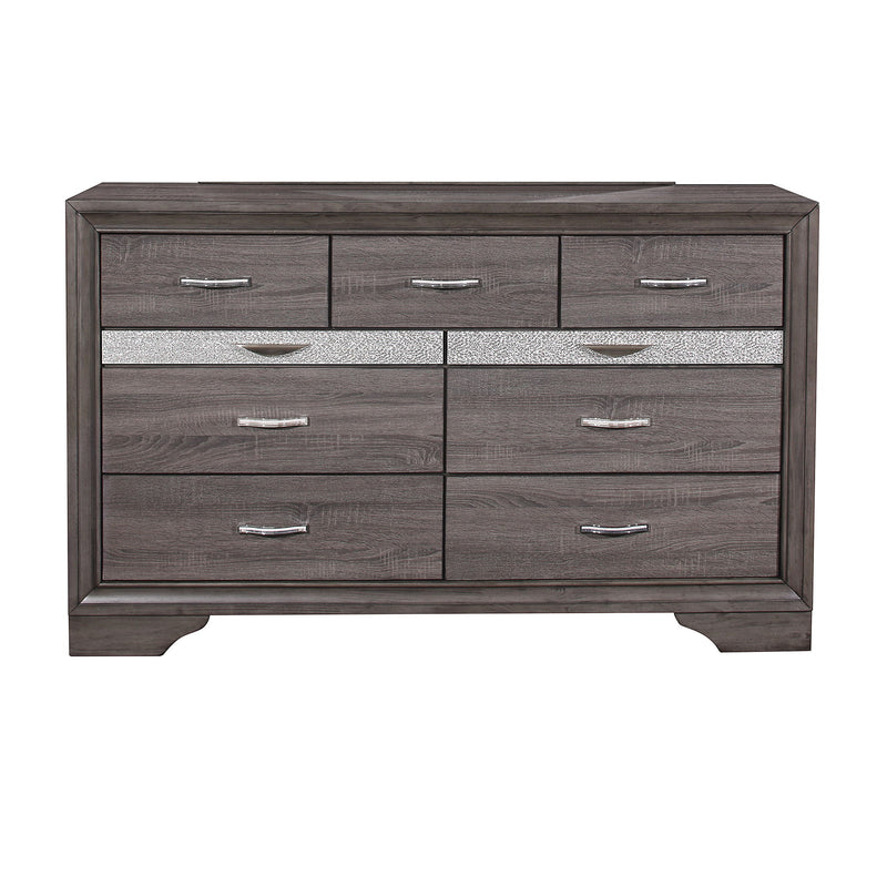 Ryder - Sparkle Dresser - Gray - R&R Furniture Gallery (Fountain Valley, CA)