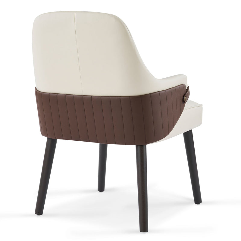 Indoor Dining Chair (Set of 2) - Beige / Brown - R&R Furniture Gallery (Fountain Valley, CA)