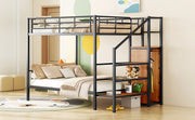Bunk Bed With Lateral Storage Ladder And Wardrobe - R&R Furniture Gallery (Fountain Valley, CA)