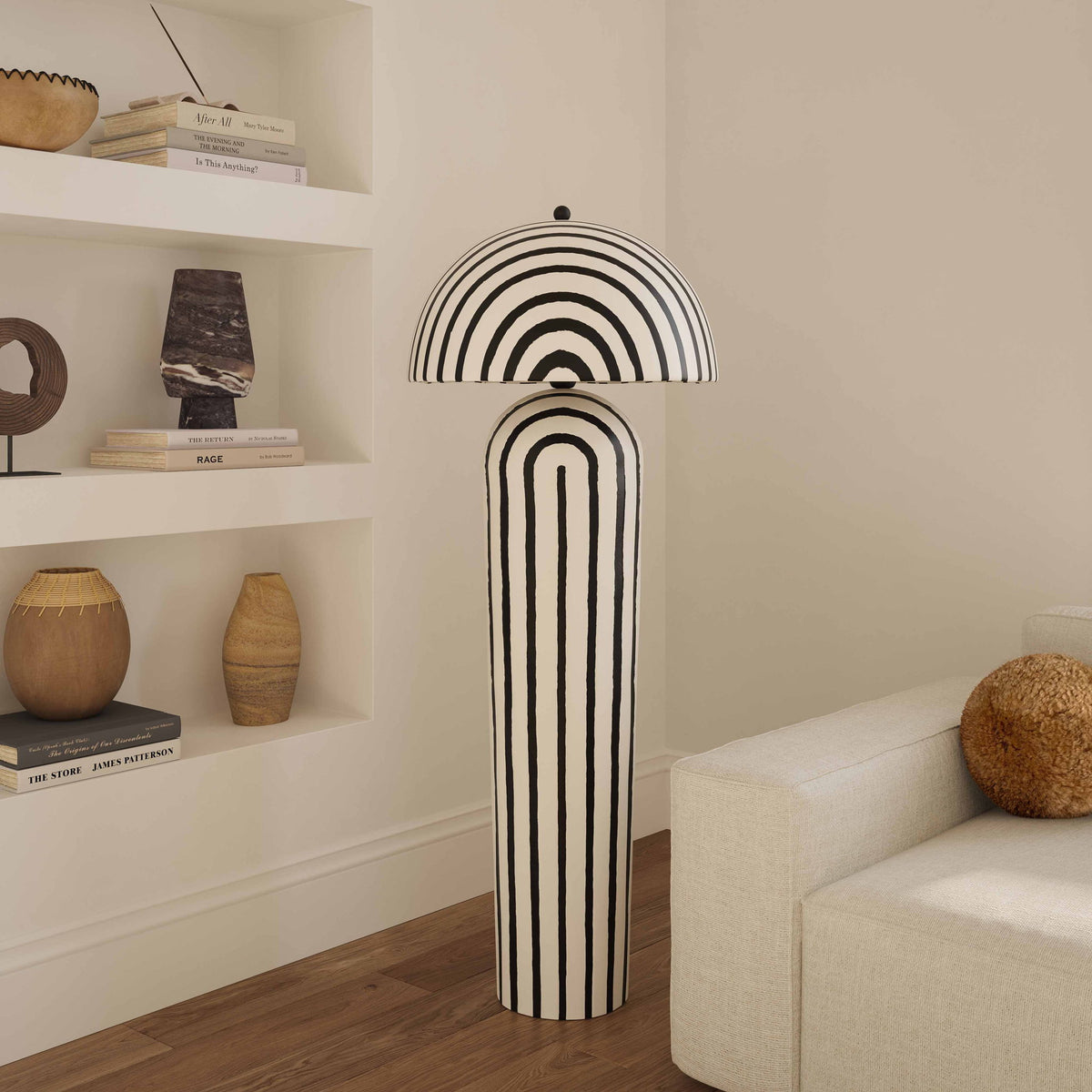 Maiori - Floor Lamp - Black - R&R Furniture Gallery (Fountain Valley, CA)