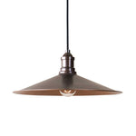 Uttermost Barnstead 1-light copper pendant light with a light brown finish, featuring a sleek, modern design for stylish lighting.