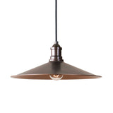 Uttermost Barnstead 1-light copper pendant light with a light brown finish, featuring a sleek, modern design for stylish lighting.