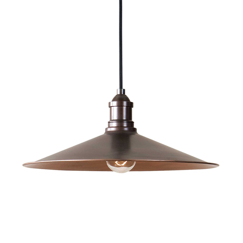 Uttermost Barnstead 1-light copper pendant light with a light brown finish, featuring a sleek, modern design for stylish lighting.