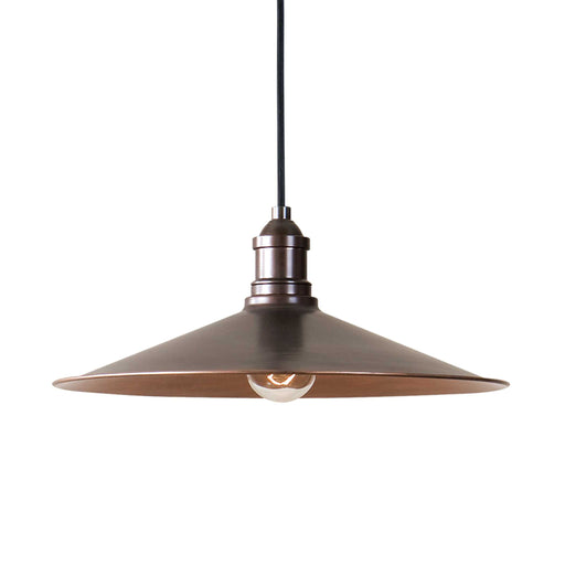 Uttermost Barnstead 1-light copper pendant light with a light brown finish, featuring a sleek, modern design for stylish lighting.