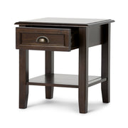 Burlington - End Table - Mahogany Brown - R&R Furniture Gallery (Fountain Valley, CA)