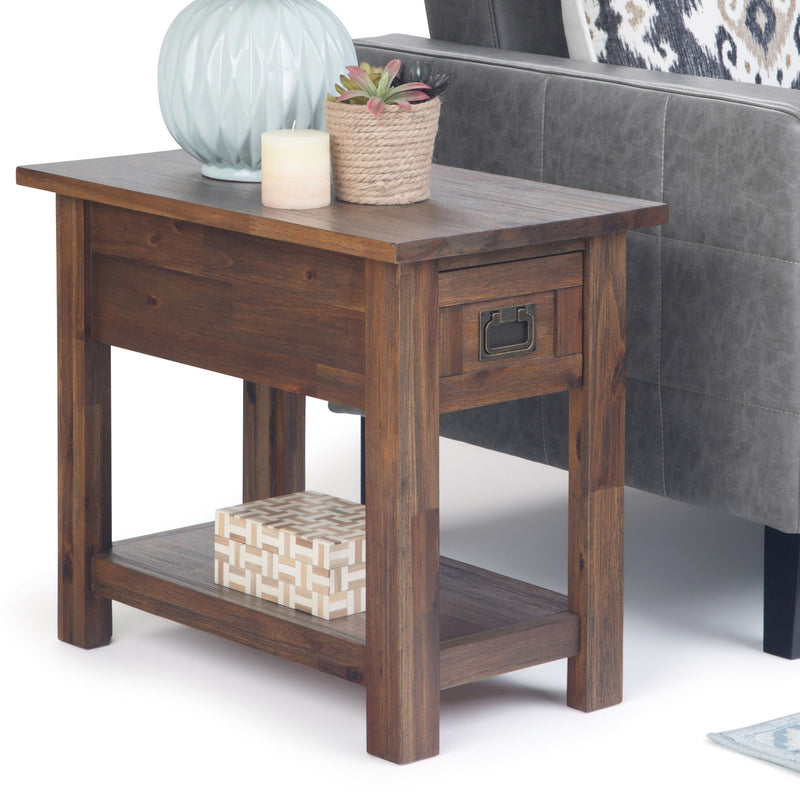 Monroe - Handcrafted Side Table - R&R Furniture Gallery (Fountain Valley, CA)