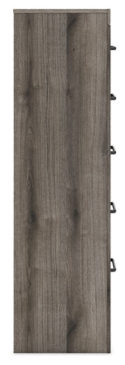 Graystorm - Five Drawer Chest - Brown Gray - R&R Furniture Gallery (Fountain Valley, CA)
