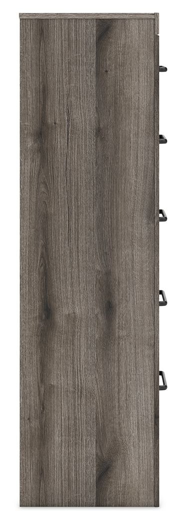 Graystorm - Five Drawer Chest - Brown Gray - R&R Furniture Gallery (Fountain Valley, CA)
