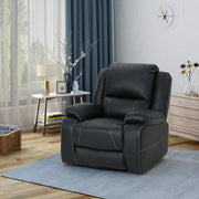 Stylish Wide Manual Swivel Standard Recliner - R&R Furniture Gallery (Fountain Valley, CA)
