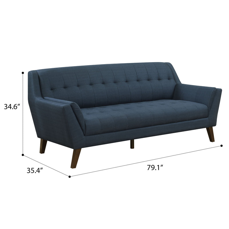 Sofa - Blue - Fabric - R&R Furniture Gallery (Fountain Valley, CA)