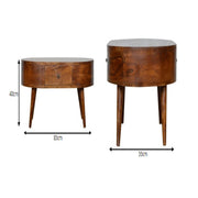 Rounded Wood Table - R&R Furniture Gallery (Fountain Valley, CA)