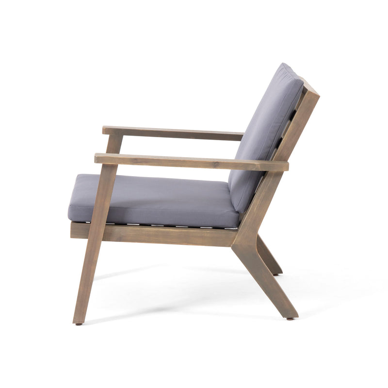 Outdoor Club Chair With Cushion - R&R Furniture Gallery (Fountain Valley, CA)