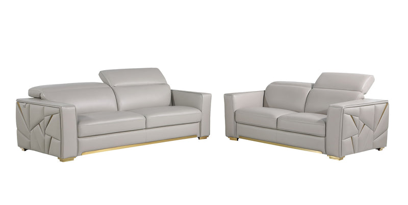 1120 - Leather Living Room Set - R&R Furniture Gallery (Fountain Valley, CA)