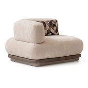 Bristol Point - LAF Chair - Fawn / Saddle Brown - R&R Furniture Gallery (Fountain Valley, CA)
