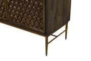 Crossings - Cairo Console - Rich Coffee Bean - R&R Furniture Gallery (Fountain Valley, CA)