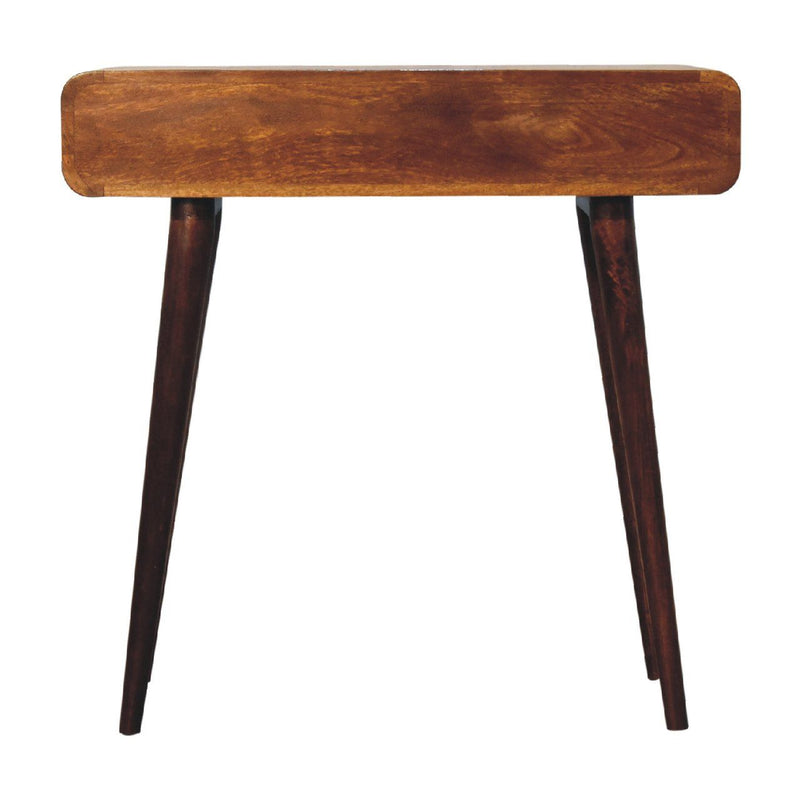 Curved Hallway Table - Chestnut - R&R Furniture Gallery (Fountain Valley, CA)