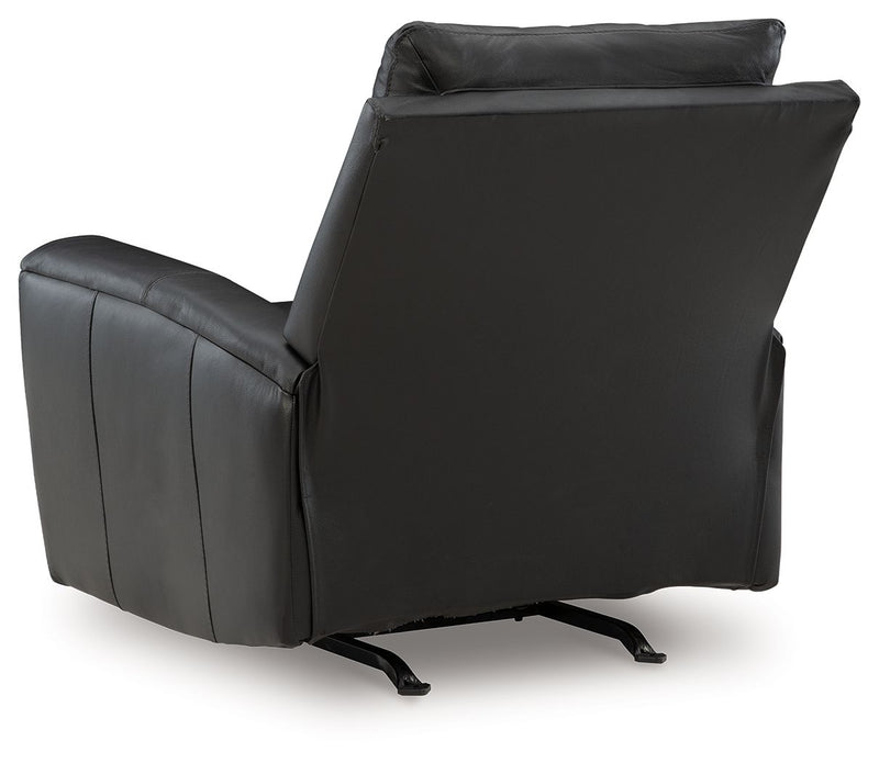 Glossmore - Rocker Recliner - Black - R&R Furniture Gallery (Fountain Valley, CA)
