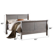 Louis Philippe III - Bed (FB 34"H) - R&R Furniture Gallery (Fountain Valley, CA)