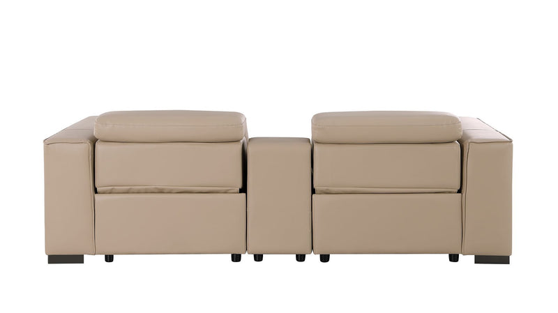 1208 - Dual Power Reclining Console Loveseat