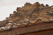 Villa Valencia - Accent Floor Wall Mirror With Storage - Classic Chestnut - R&R Furniture Gallery (Fountain Valley, CA)