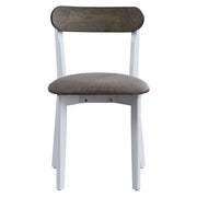 Fidelity - 5 Piece Dining Set - White & Gray - R&R Furniture Gallery (Fountain Valley, CA)