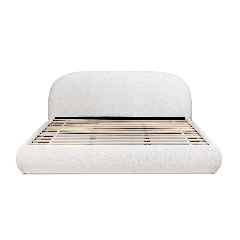Archie Puffy Grounded - Upholstered Platform Bed - R&R Furniture Gallery (Fountain Valley, CA)