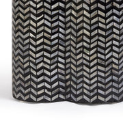 Mother of Pearl Shell Side Table - Truffle - R&R Furniture Gallery (Fountain Valley, CA)