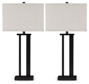 Aniela - Metal Table Lamp Set - R&R Furniture Gallery (Fountain Valley, CA)