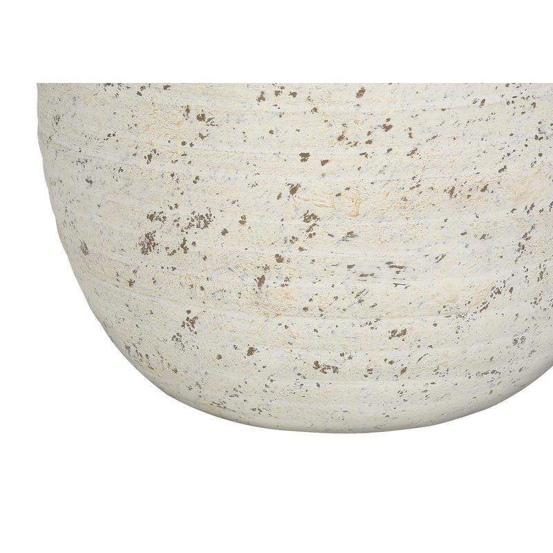 Cream concrete table lamp by 8th Street, modern lighting with a sleek, minimalist design and warm illumination.