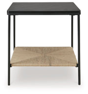 Minrich - Accent Table - Black / Natural - R&R Furniture Gallery (Fountain Valley, CA)