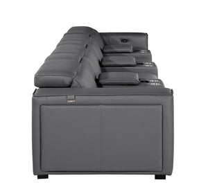 1224 - 7-Piece Modular Power Reclining Sofa In With 4 Power Recliners & Power Headrests