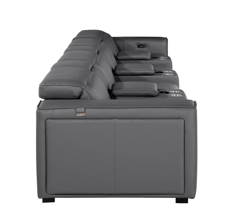 1224 - 7-Piece Modular Power Reclining Sofa In With 4 Power Recliners & Power Headrests
