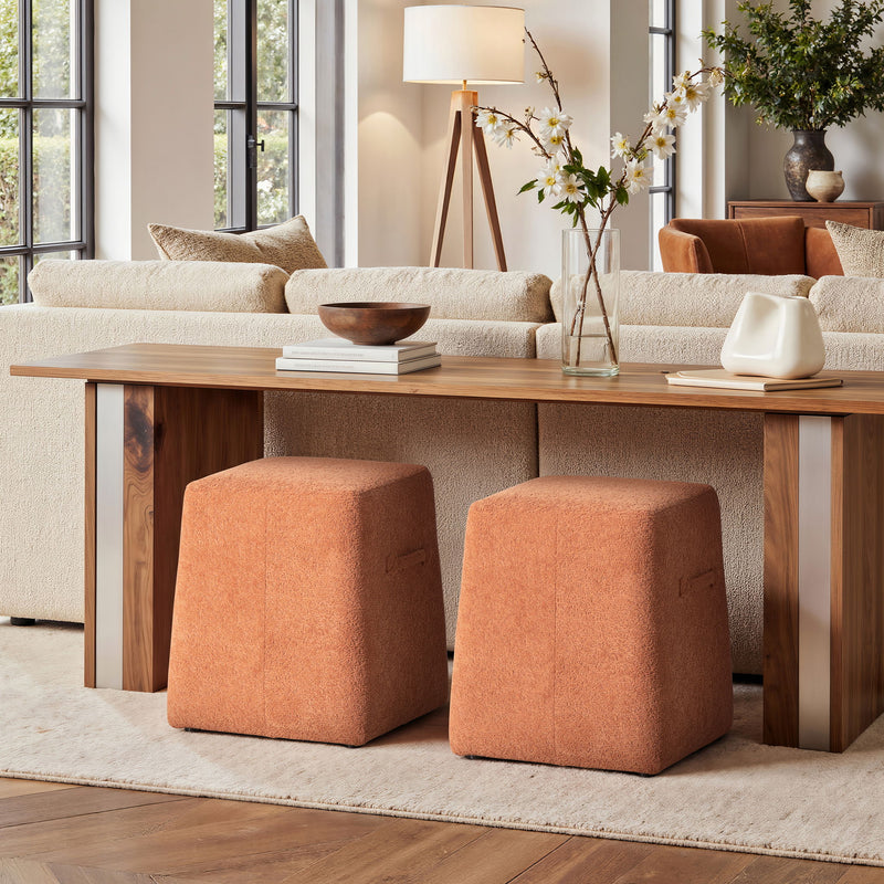 Oliver - Tapered Square Upholstered Ottoman - R&R Furniture Gallery (Fountain Valley, CA)