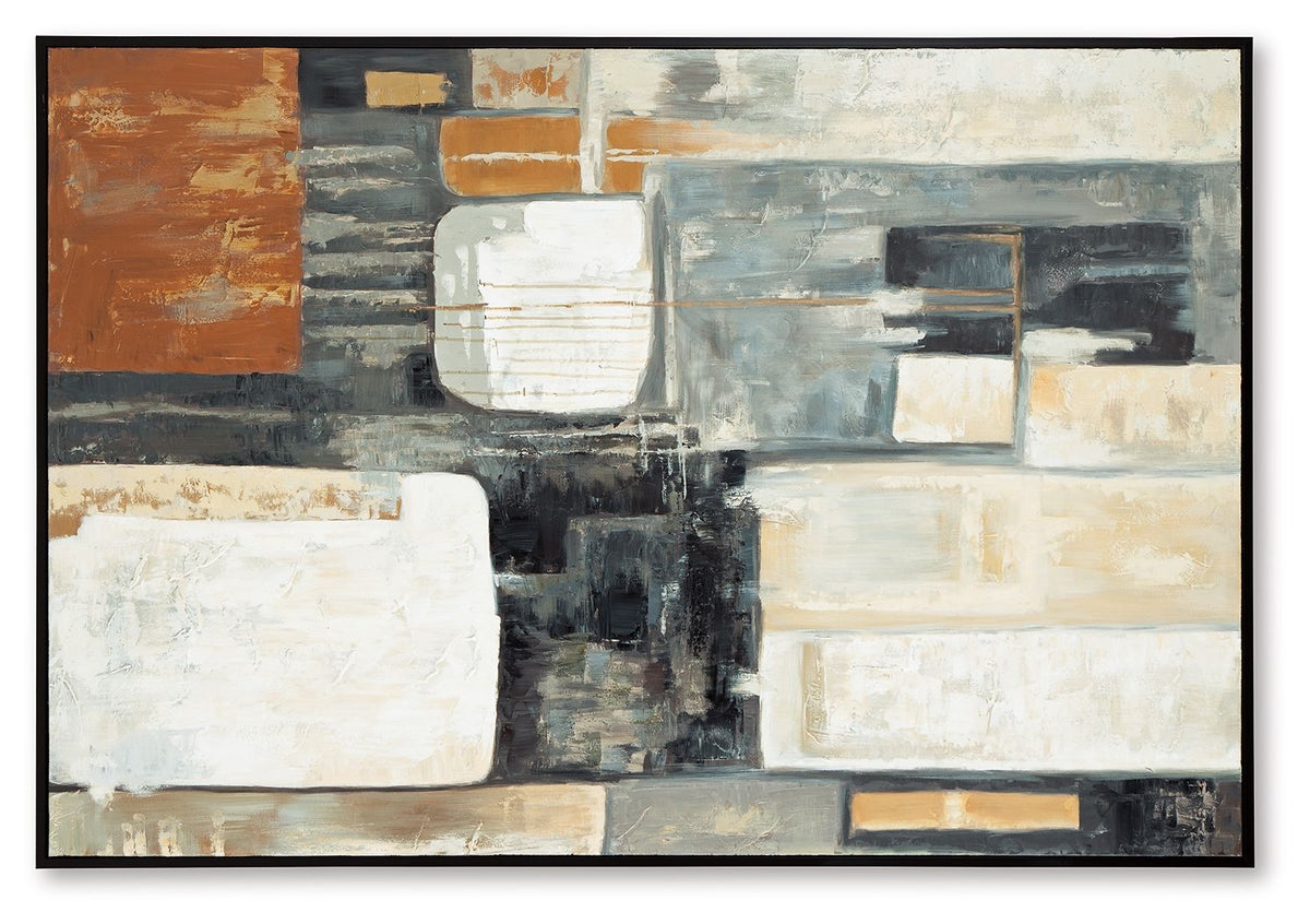 Howford - Wall Art - Brown / Black / Gray - R&R Furniture Gallery (Fountain Valley, CA)
