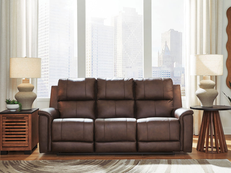 Bleckley - Power Reclining Sofa With Adjustable Headrest - R&R Furniture Gallery (Fountain Valley, CA)