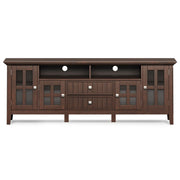 Acadian - Wide TV Media Stand - Brown - R&R Furniture Gallery (Fountain Valley, CA)