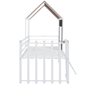 Loft Bed With Roof, Window, Guardrail, Ladder - R&R Furniture Gallery (Fountain Valley, CA)