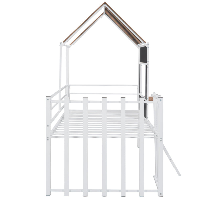 Loft Bed With Roof, Window, Guardrail, Ladder - R&R Furniture Gallery (Fountain Valley, CA)
