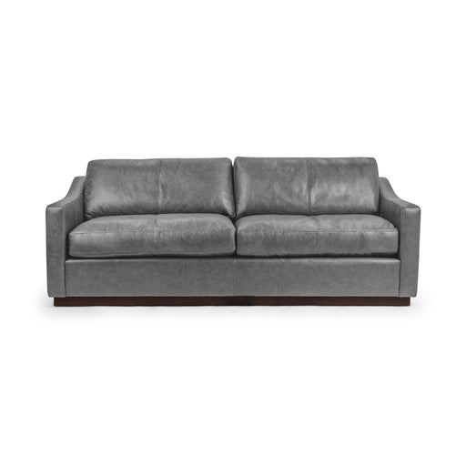 Classic Home Aspen stationary sofa with plush fabric upholstery and wide armrests, stylish living room furniture.