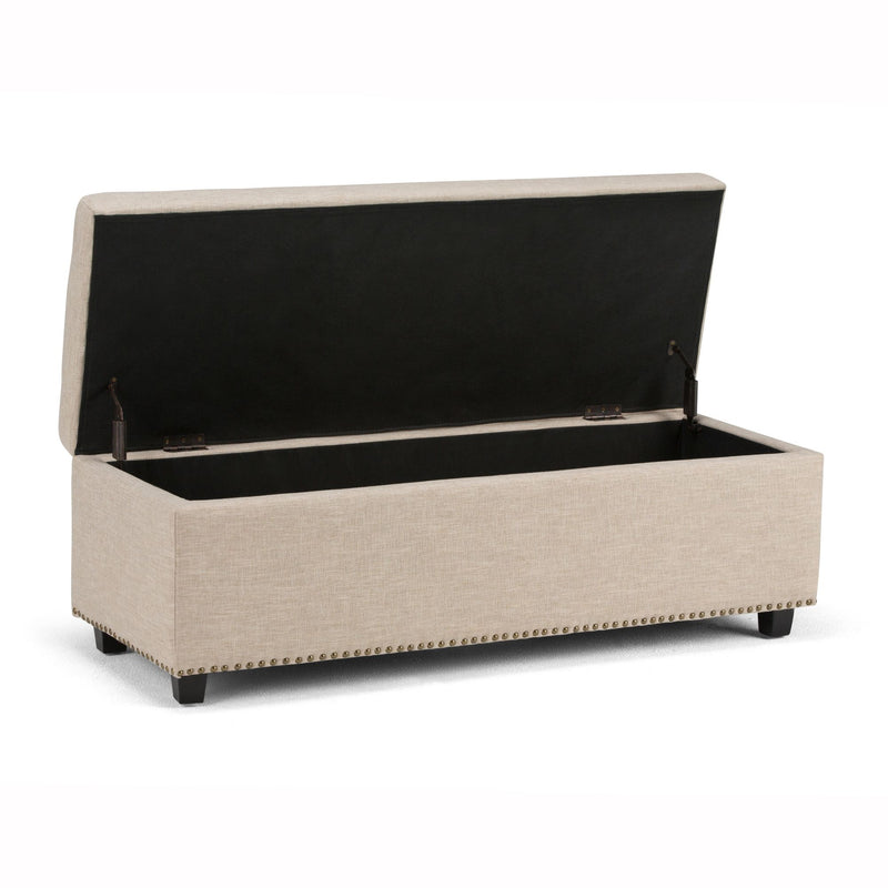 Hamilton - Upholstered Storage Ottoman - R&R Furniture Gallery (Fountain Valley, CA)