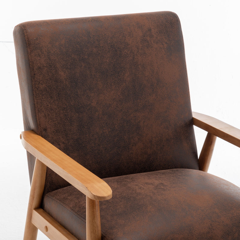 Wide Arm Chair - Brown - R&R Furniture Gallery (Fountain Valley, CA)