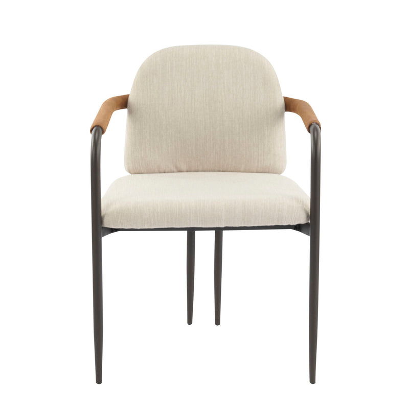 Modern Dining Chair Set With Durable Iron Frame And Comfortable Fabric Upholstery - R&R Furniture Gallery (Fountain Valley, CA)