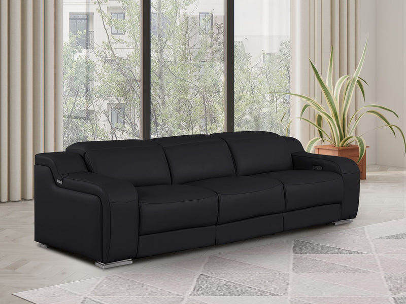 1116 - 3-Piece Modular Power Reclining Sofa In With 3 Power Recliners & Power Headrests - R&R Furniture Gallery (Fountain Valley, CA)
