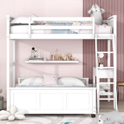 Full Over Full Bunk Bed With Desk - R&R Furniture Gallery (Fountain Valley, CA)