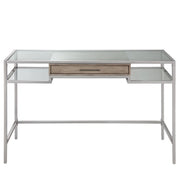 Adela - Writing Desk - Antique Silver - R&R Furniture Gallery (Fountain Valley, CA)