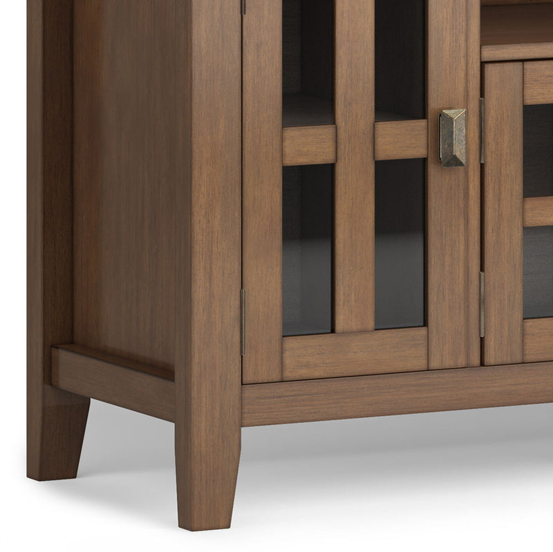 Artisan - TV Media Stand - Rustic Natural Aged Brown - R&R Furniture Gallery (Fountain Valley, CA)