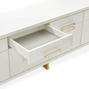 Palm Gate - Media Cabinet - Cloud White - R&R Furniture Gallery (Fountain Valley, CA)